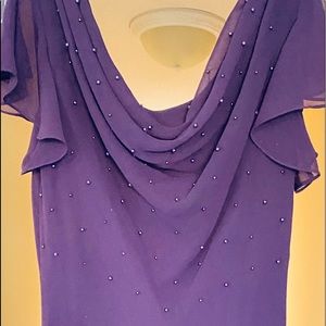 Purple Dress w/ Beautiful Details